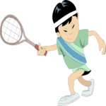 Tennis 098 Clip Art