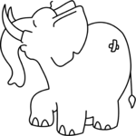 Elephant 04 Clip Art