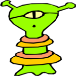 Space Alien 119 Clip Art