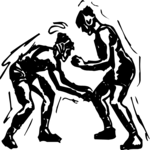 Wrestling 15 Clip Art