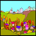 Town 06 Clip Art