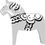 Carousel Horse 3 Clip Art