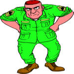 Soldier 06 (2) Clip Art