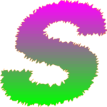 Sizzle Italic S 2 Clip Art