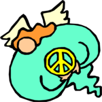 Holding Peace Symbol 2