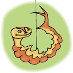 Worm on Hook 8 Clip Art