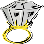 Ring - Diamond 09 Clip Art