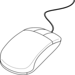 Mouse - 3 Button Clip Art