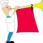 Chef with Bugle