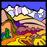 Mountains 176 Clip Art