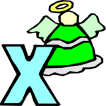 Angel X Clip Art