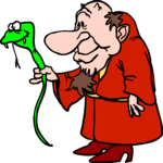 Wizard with Snake