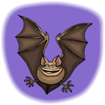 Bat Smiling Clip Art
