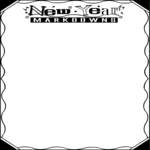 New Year Markdowns Frame Clip Art