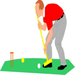 Croquet 06 Clip Art