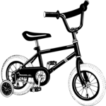 Bike with Training Wheels