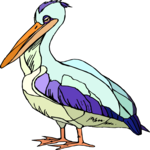 Pelican 09 Clip Art