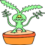 Mutant Plant 28 Clip Art