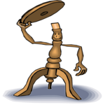 Table Saluting Clip Art