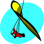 Hang Gliding 09 Clip Art