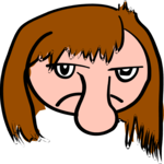 Sad Girl Clip Art