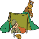 Soldier Camping