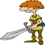 Boy with Sword 1