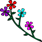 Flowers 154 Clip Art