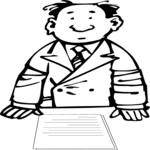 Businessman Giving Speech