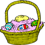 Easter Basket 14 Clip Art