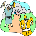 David & Saul 2 Clip Art