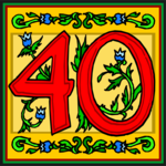 Decorative 40 Clip Art