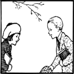 People, Children Talking 1