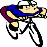 Mountain Biking 06 Clip Art