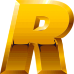 Gold  Italic R