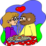 Couple in Love 07 Clip Art