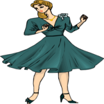 Woman in Dress 60
