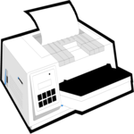 Printer 051 Clip Art