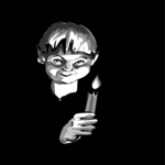 Boy Holding Candle