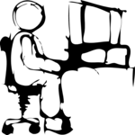 Computer User Clip Art