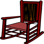 Rocking Chair 9 Clip Art