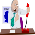 Yelling into Phone 5