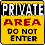 Private Area - Do Not Enter