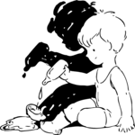 People, Baby with Bottle