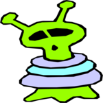 Space Alien 138 Clip Art