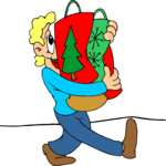 Holiday Shopping 4 Clip Art