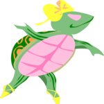 Ballet - Turtle Clip Art