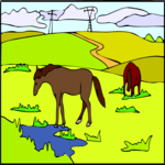 Horses 3 Clip Art