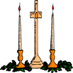 Cross & Candles 1