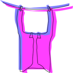 Clothesline 2 Clip Art